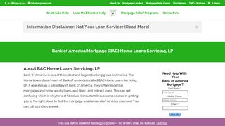 
                            5. Bank of America Mortgage | BAC Home Loans Servicing LP ...