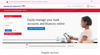 
                            11. Bank of America | Sign In