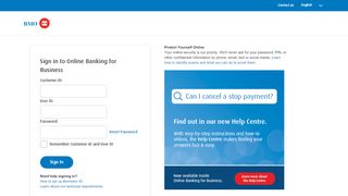 
                            7. Bank of Montreal - Online Banking for Business - Sign in