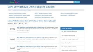 
                            7. Bank Of Wachovia Online Banking Coupon - …