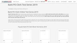 
                            4. Bank PO Test Series Online: Best IBPS, SBI PO Mocks 2019