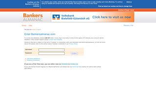 
                            1. Bankersalmanac.com - Log-in to …