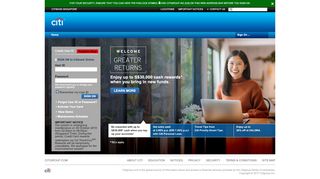 
                            6. Banking and Credit Card Login - Citibank Singapore