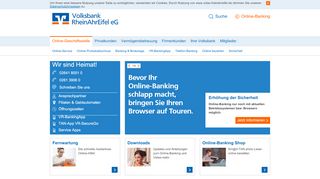 
                            8. Banking & Service - Volksbank Koblenz Mittelrhein eG