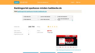 
                            9. Bankingportal.sparkasse-minden-luebbecke.de: Internet ...