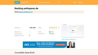 
                            7. Banking.weltsparen.de: WeltSparen Onlinebanking