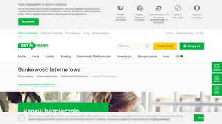 
                            5. Bankowość Internetowa - Getin Bank