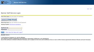 
                            9. Banner Self-Service Login