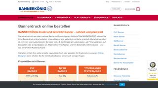 
                            8. Bannerdruck online bestellen | bei BANNERKÖNIG