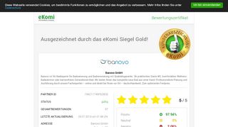 
                            5. Banovo GmbH Anbieterbewertung - Bewertung: 5 Sterne von ...