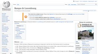 
                            2. Banque de Luxembourg - Wikipedia