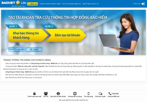 
                            6. Bảo Việt Nhân thọ - mybvlife.baovietnhantho.com.vn