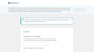 
                            7. Barclaycard | Enter your log-in details
