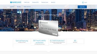 
                            2. Barclaycard Financing Visa® | Barclays US