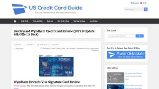 
                            6. Barclaycard Wyndham Credit Card Review (2019.8 Update: 45k ...