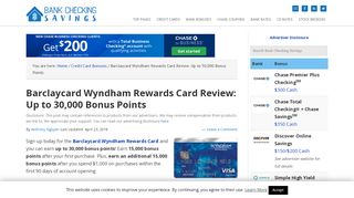 
                            3. Barclaycard Wyndham Rewards Card Review: Up to 30,000 ...