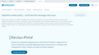 
                            4. Barclays iPortal | Barclays Corporate