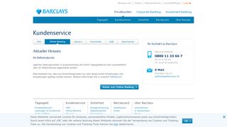 
                            3. Barclays - Online-Banking