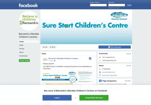 
                            6. Barnardo's Allerdale Children's Centres - Home | Facebook