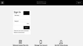 
                            7. Barneys New York Credit Card - Manage your account