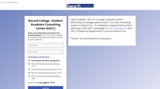 
                            10. Baruch College - Student Academic Consulting Center (SACC)