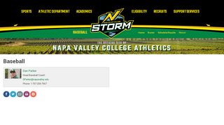 
                            5. Baseball - Napa Valley College