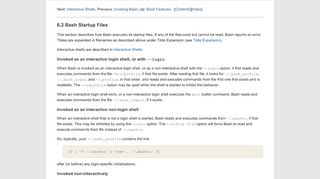 
                            6. Bash Startup Files (Bash Reference Manual)