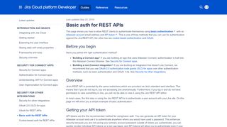 
                            7. Basic auth for REST APIs - Atlassian Developers