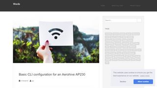 
                            7. Basic CLI configuration for an Aerohive AP230 - Words