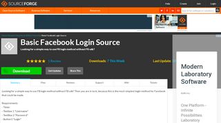 
                            8. Basic Facebook Login Source download | SourceForge.net