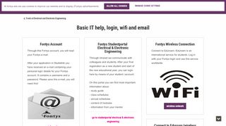 
                            6. Basic IT help, login, wifi and email