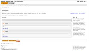 
                            9. Basic Job Search - Taleo