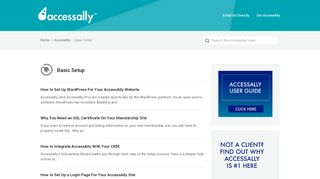 
                            5. Basic Setup – AccessAlly™ Knowledge Base