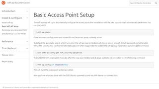 
                            8. Basic WiFi AP Setup | wifi-ap documentation