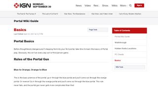 
                            8. Basics - Portal Wiki Guide - IGN