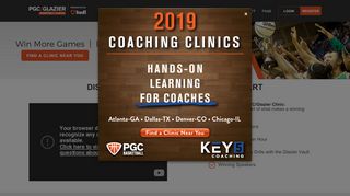 
                            7. Basketball Clinics - PGC/Glazier Basketball Coaching Clinics