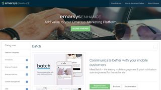 
                            7. Batch | Emarsys Enhance