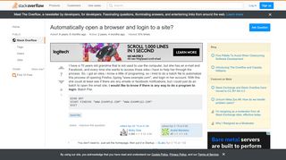 
                            7. batch file - Automatically open a browser and login to a ...