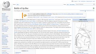 
                            7. Battle of Ap Bac - Wikipedia