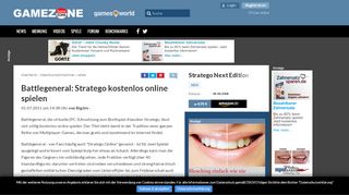 
                            5. Battlegeneral: Stratego kostenlos online spielen - gamezone.de