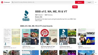 
                            9. BBB of E. MA, ME, RI & VT (bbbconnection) on Pinterest