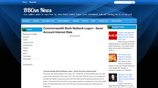
                            10. BBCnn News: Commonwealth Bank Netbank Logon - Saver ...