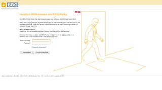 
                            4. BBG Portal - Login-Seite