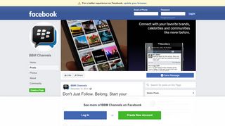 
                            6. BBM Channels - Posts | Facebook