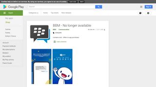 
                            3. BBM - No longer available - Apps on Google Play