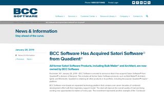 
                            4. BCC Software Has Acquired Satori Software® from Quadient ...