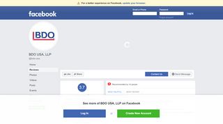 
                            6. BDO USA, LLP - Reviews | Facebook