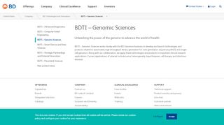 
                            9. BDTI – Genomic Sciences - BD