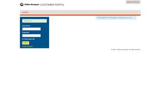 
                            8. B/E Aerospace Customer Portal: Login