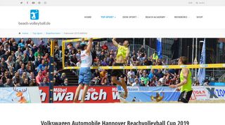 
                            6. beach-volleyball.de: Hannover 2019 (NWVV)